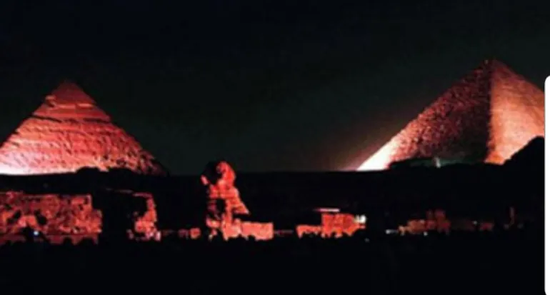 Sound and Light Show Pyramids'